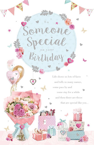Picture of SOMEONE SPECIAL ON YOUR BIRTHDAY CARD